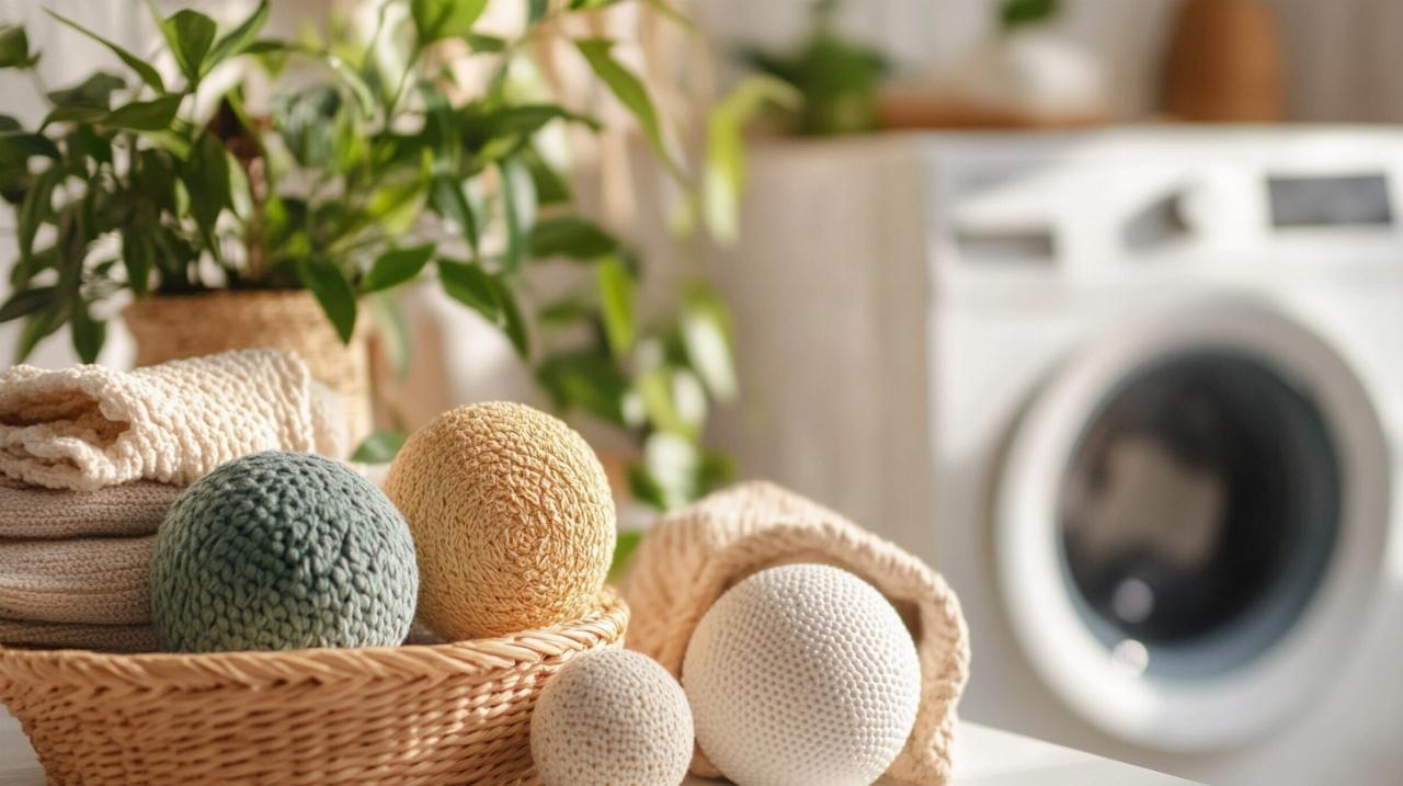 Les boules de lavage, une solution écologique pour lessive réduisant l’impact environnemental des détergents chimiques