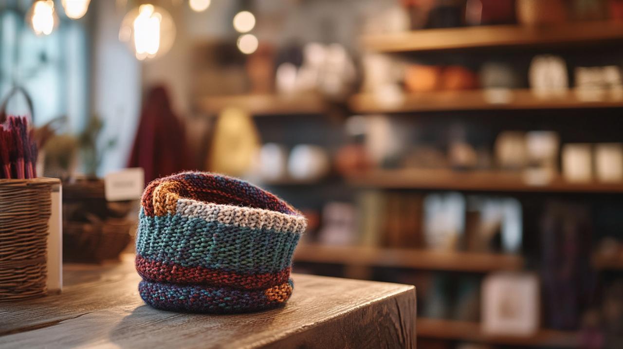 Le bandeau cheveux en laine tressée Gina, l&rsquo;accessoire chic pour affronter le froid